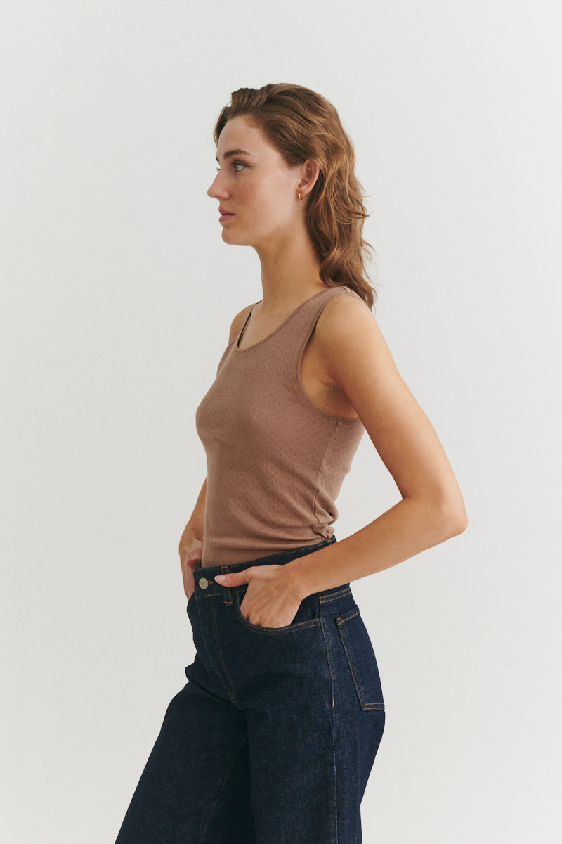 Basic Apparel Arense Tank Toppe 833 Portobella