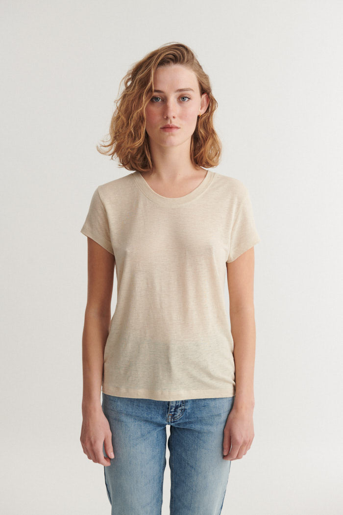 Basic Apparel Ashly SS Tee T-shirts 873 Summer sand