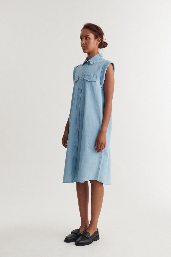 Basic Apparel Cody Dress Kjoler 189 Light Wash