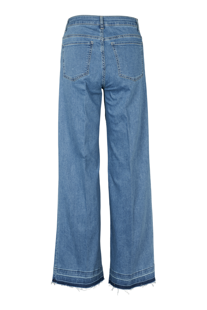 Basic Apparel Enya Light Jeans Jeans 752 Denim Blue Fringe