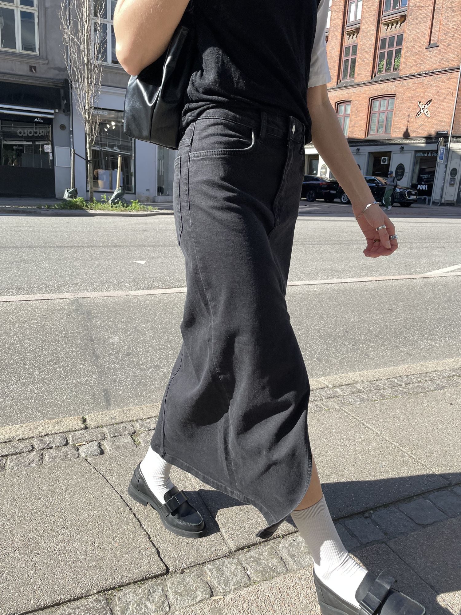 Basic Apparel Enya Skirt Nederdele 001 Black