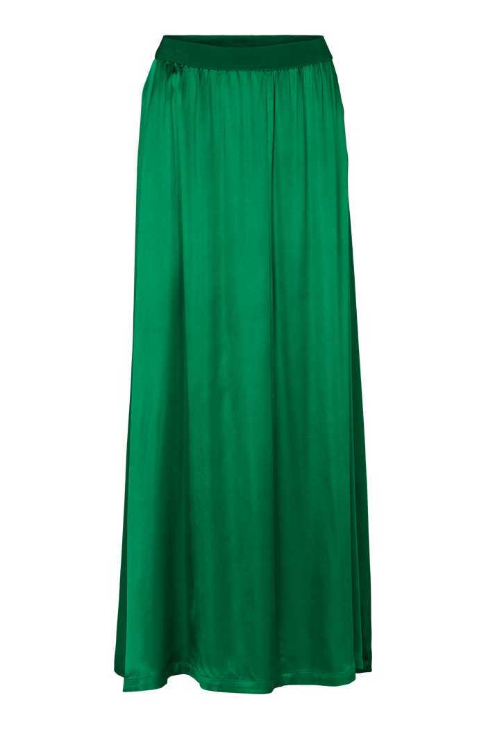 Basic Apparel Flora Wide Skirt Nederdele 648 Green Jacket