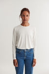 Jolanda LS T-skjorte - offwhite