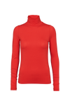 Joline T-neck - Høyrisikorød