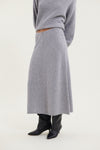 Lise 3/4 Skjørt - Light Grey Mel.