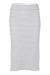 Ludmilla Langt skjørt - Bright white / black