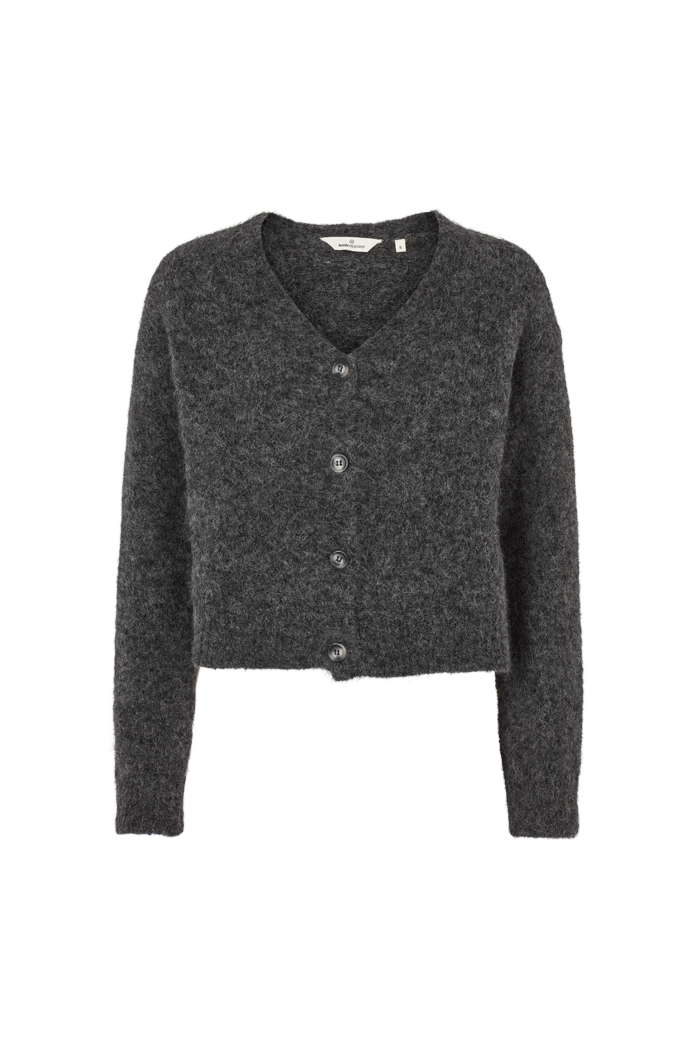 Basic Apparel Magna Cardigan Cardigans 393 Dark Grey Mel.
