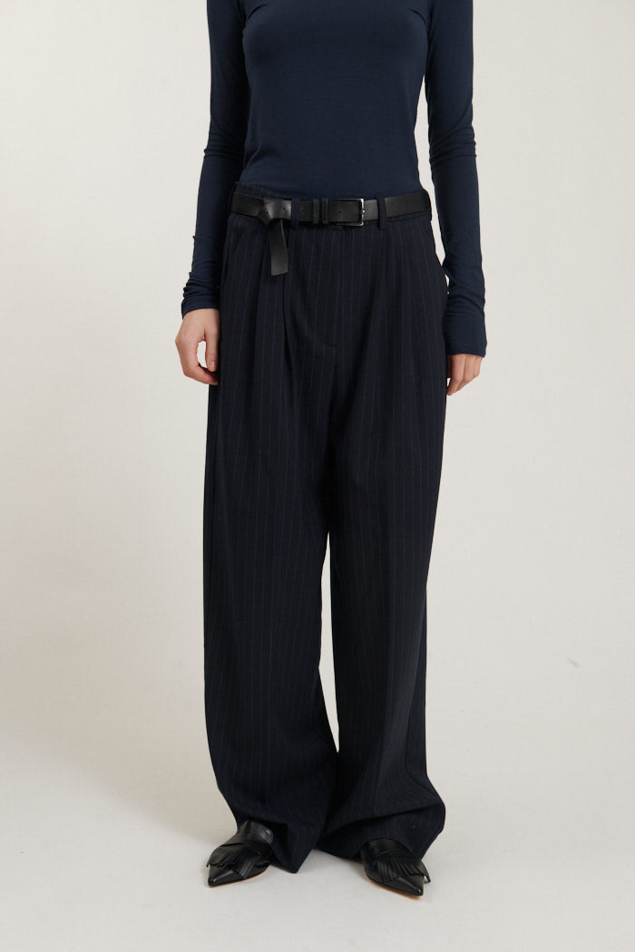 Basic Apparel Marjorie Pants Bukser 606 Sky Captain