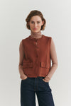 Sisa vest - Skilpaddeskall
