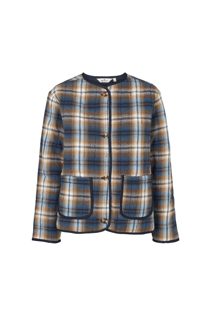 Basic Apparel Trudie Jacket Jakker 728 Tobacco brown / classic blue
